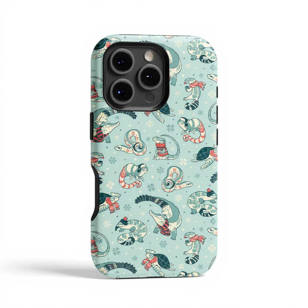 Whimsical Animal Illustration Tough Phone Case