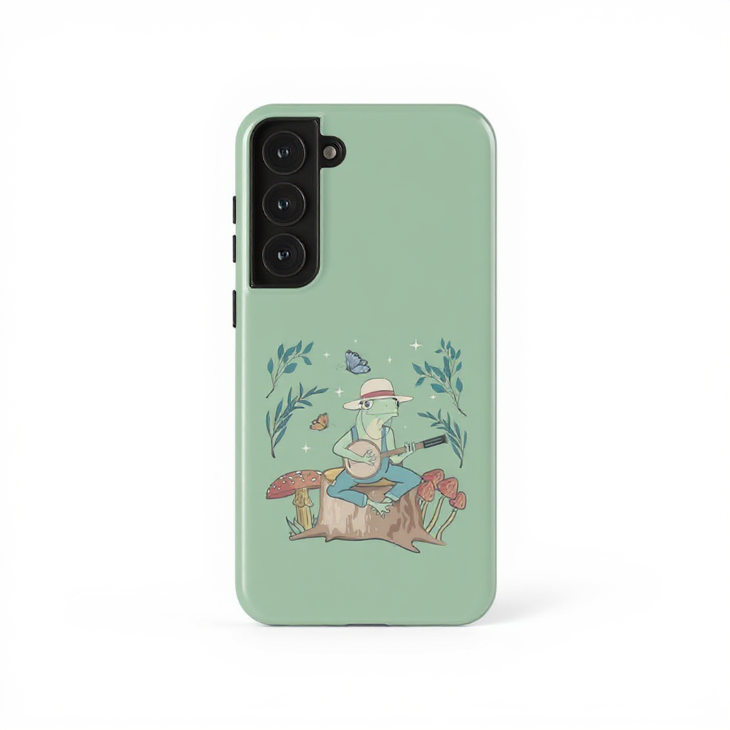 Whimsical Animal Musician Tough Phone Case