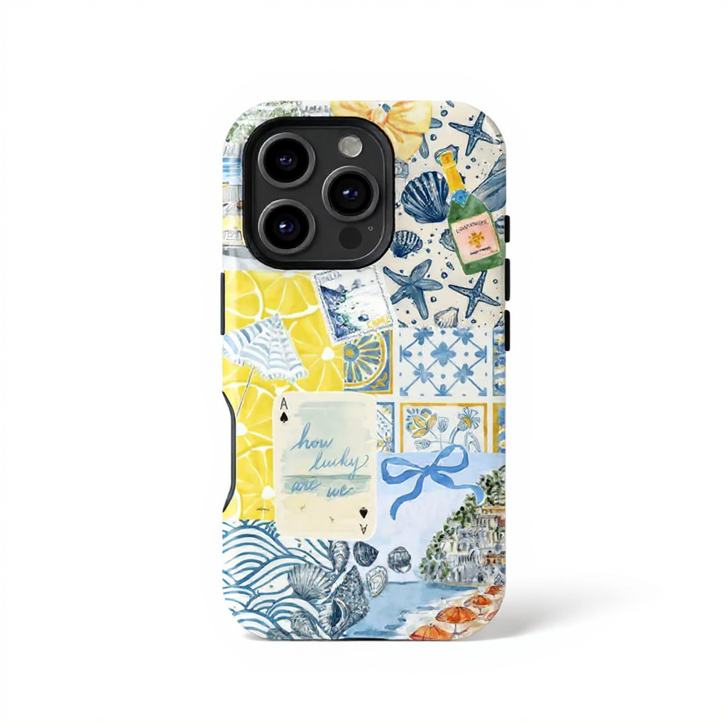 Whimsical Coastal Vibes Tough Phone Case