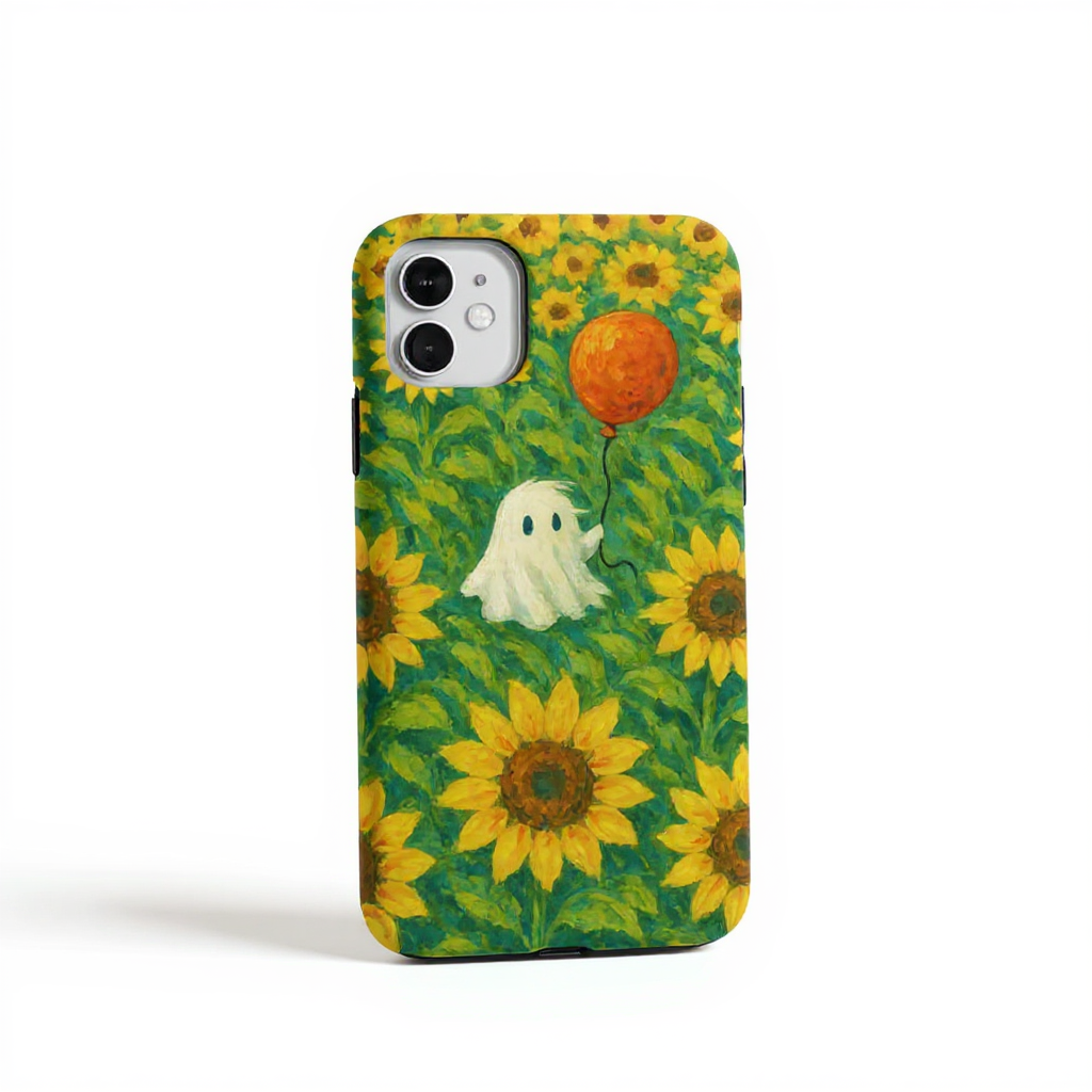 Whimsical Ghost with Balloon Tough Phone Case