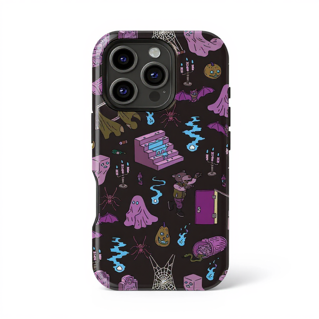Whimsical Gothic Spooky Design Tough Phone Case