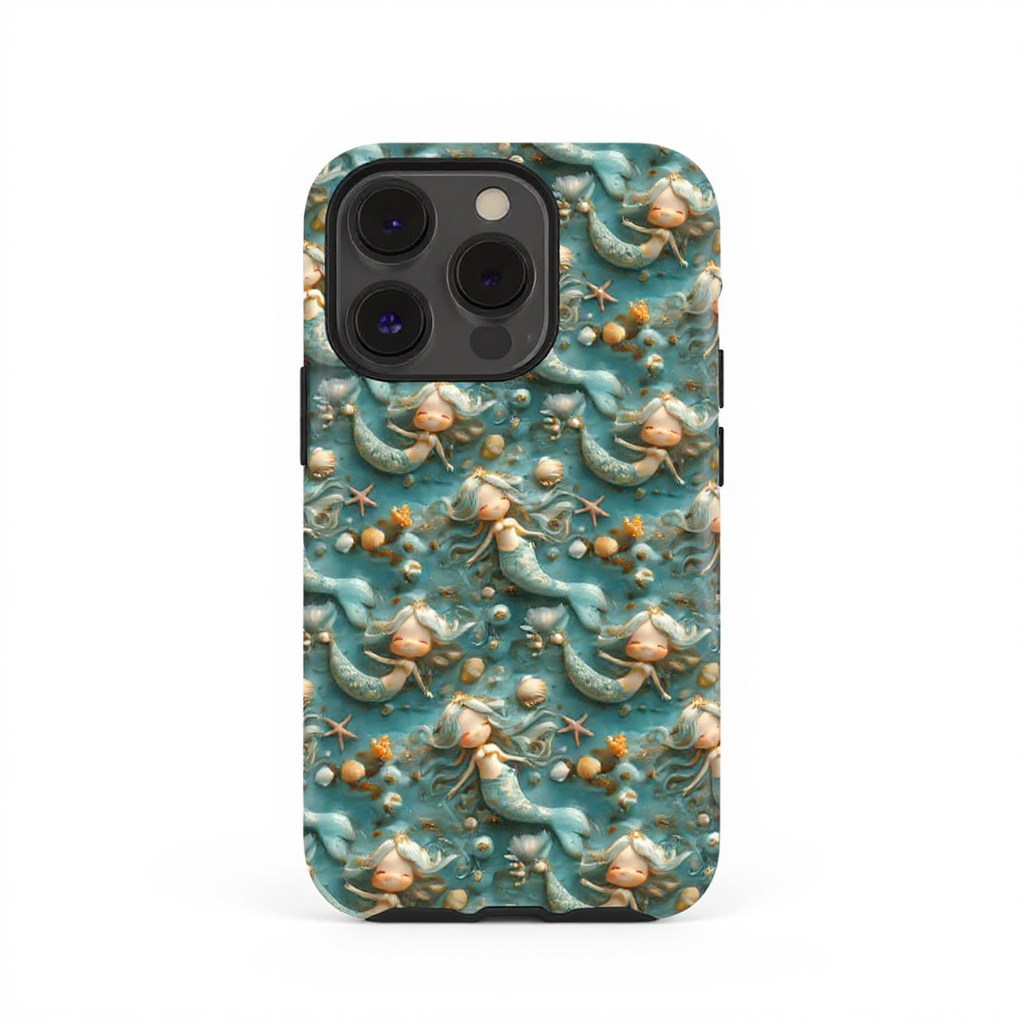 Whimsical Mermaid Undersea Tough Phone Case