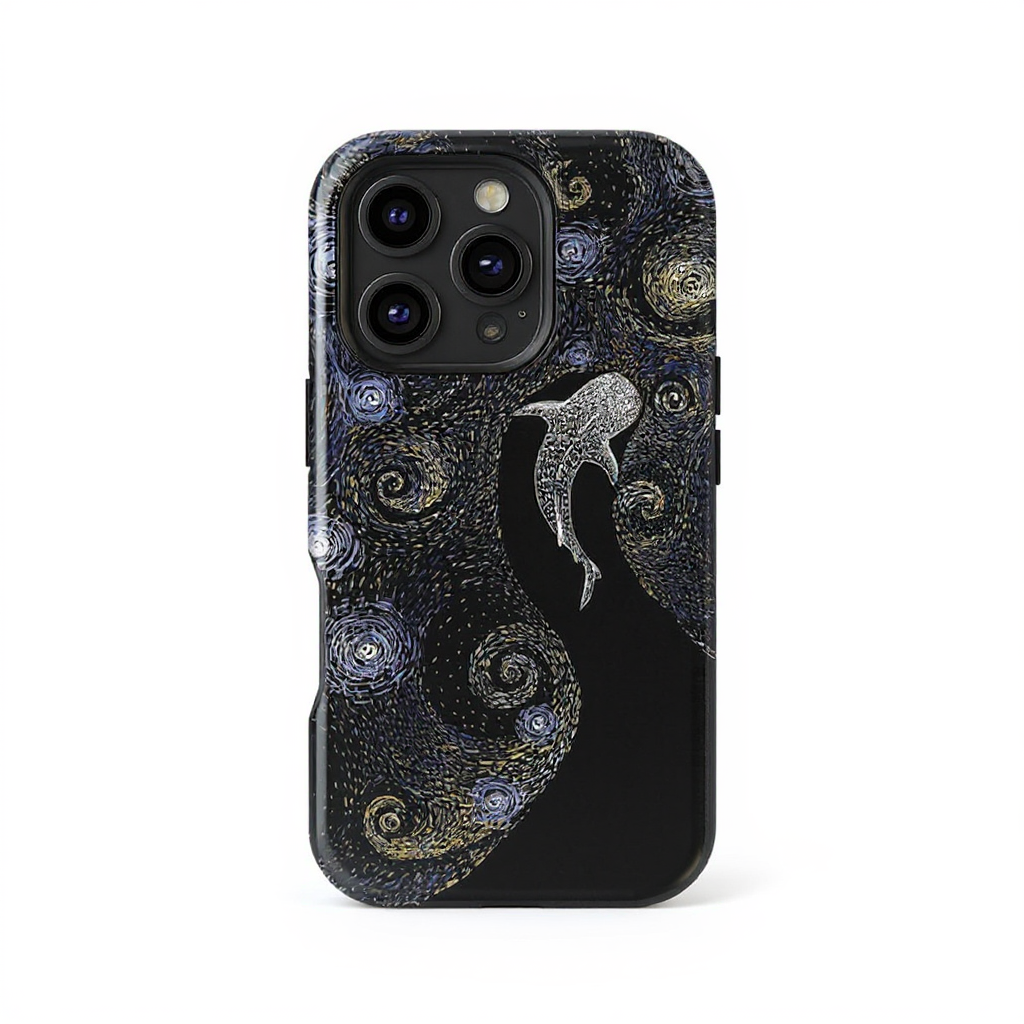 Whimsical Starry Night Art Tough Phone Case